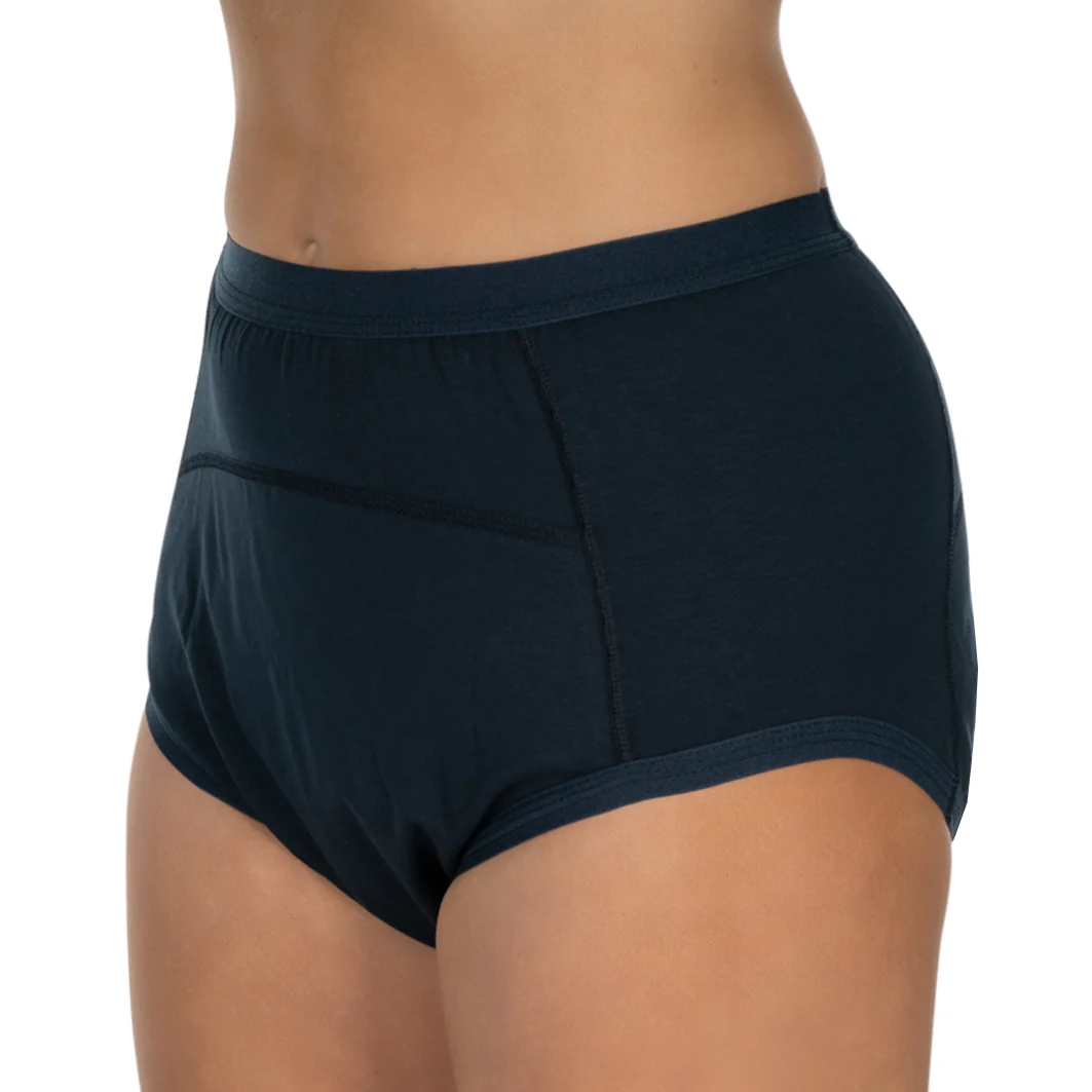 Suprima Bodyguard-Slip 3 mit Fixierlaschen, PU-Wäscheschutz, Inkontinenz-Slip 1259 - unisex, Marine (dunkelblau) - Image 2