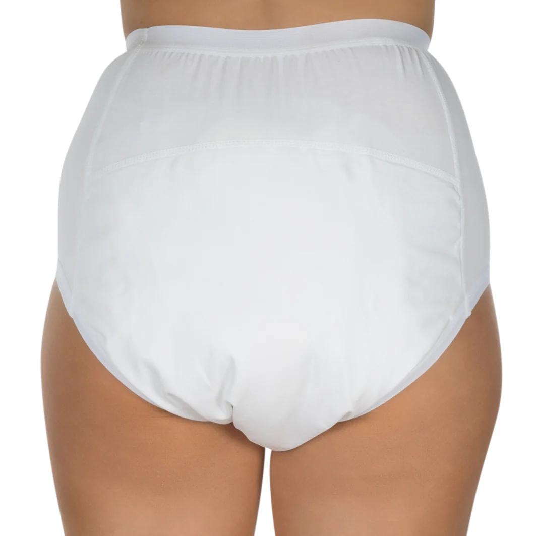 Suprima Bodyguard-Slip 3 mit Fixierlaschen, PU-Wäscheschutz, Inkontinenz-Slip 1259 - unisex, weiß - Image 3