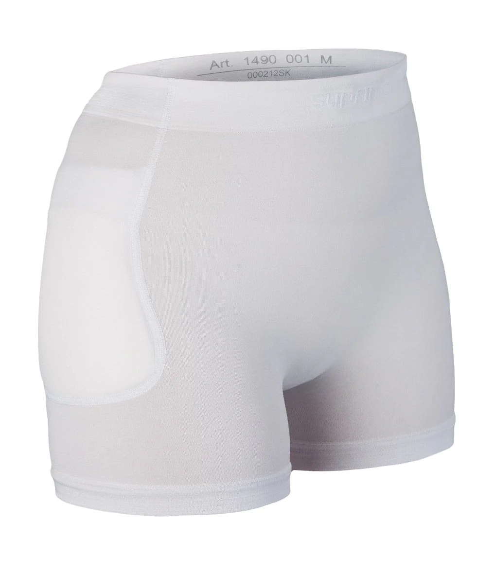 Suprima Hüftschutz Protektor-Slip (ohne Protektoren), weiß, unisex