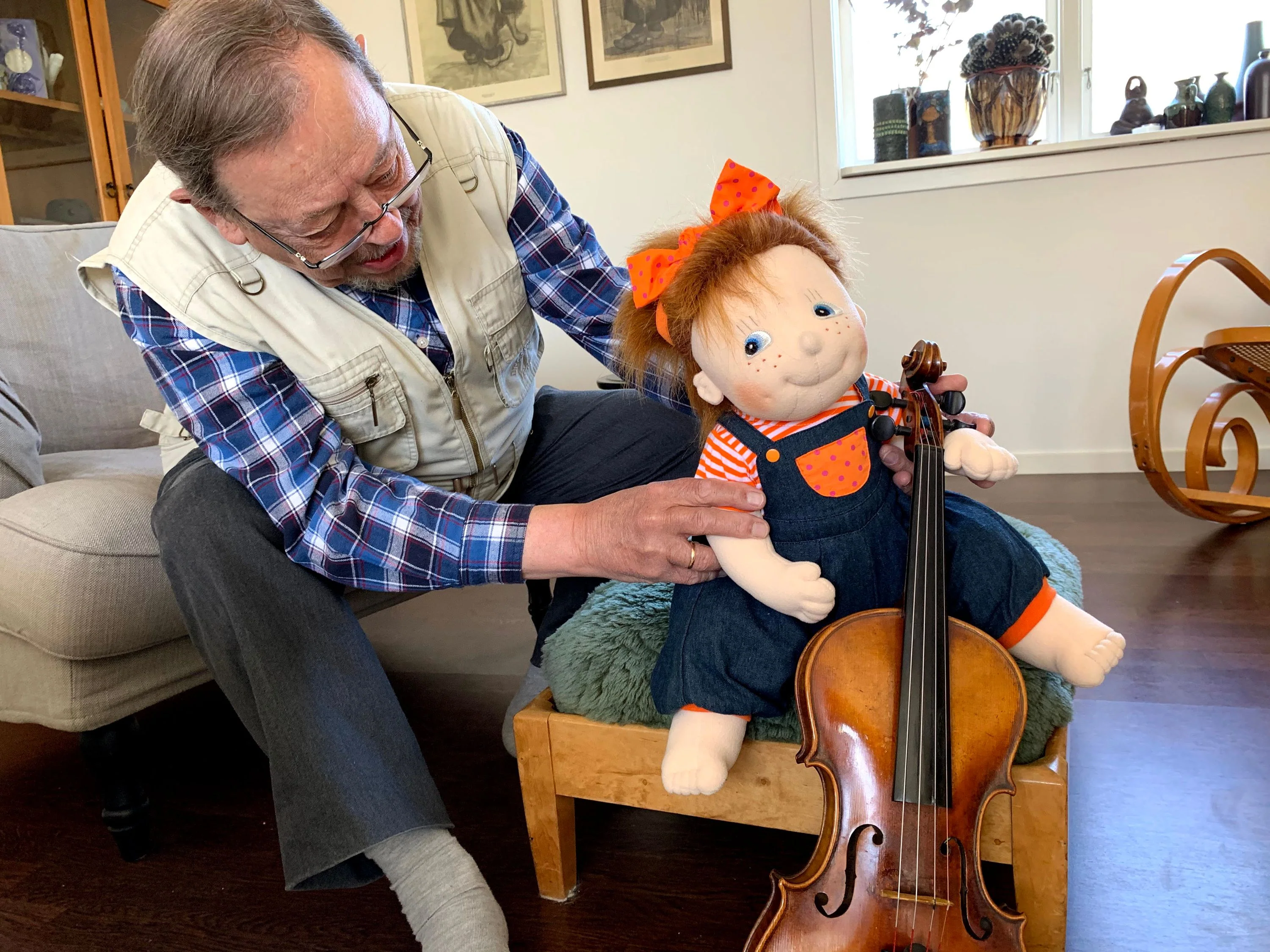 Therapie-Demenzpuppe Anna, Rubens Barn Original, handgefertigt, waschbar - Image 3