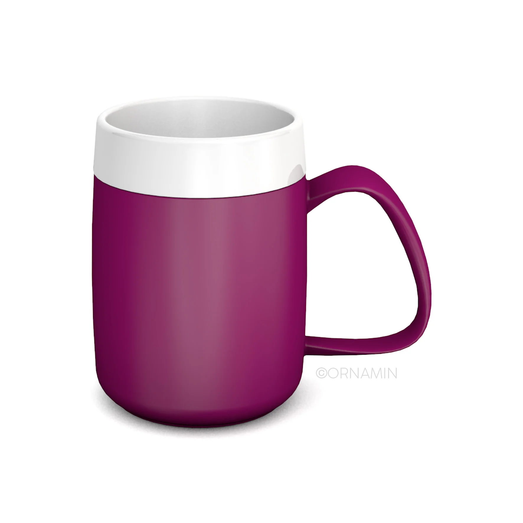 Thermobecher, 260 ml, Ornamin 206, Warmhaltebecher, Kunststoff, Spülmaschinenfest - Image 4
