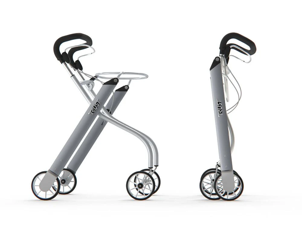 Wohnraum-Rollator Let's Go, klappbar, schmale Breite - Image 5