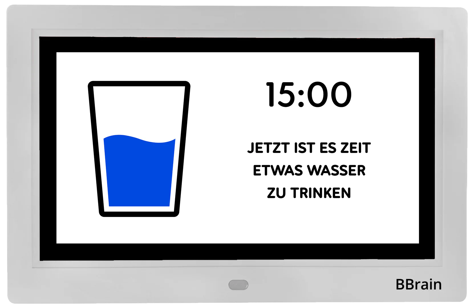 XL-Uhr mit vorprogrammierten Erinnerungen, 10 Zoll Bildschirm, BBrain Basic Analog Uhr - Image 11