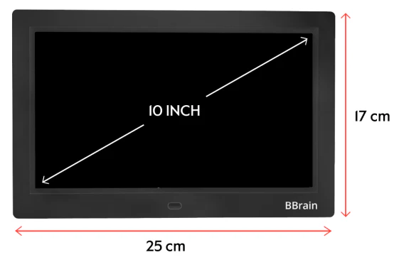 XL-Uhr mit vorprogrammierten Erinnerungen, 10 Zoll Bildschirm, BBrain Basic Analog Uhr - Image 17