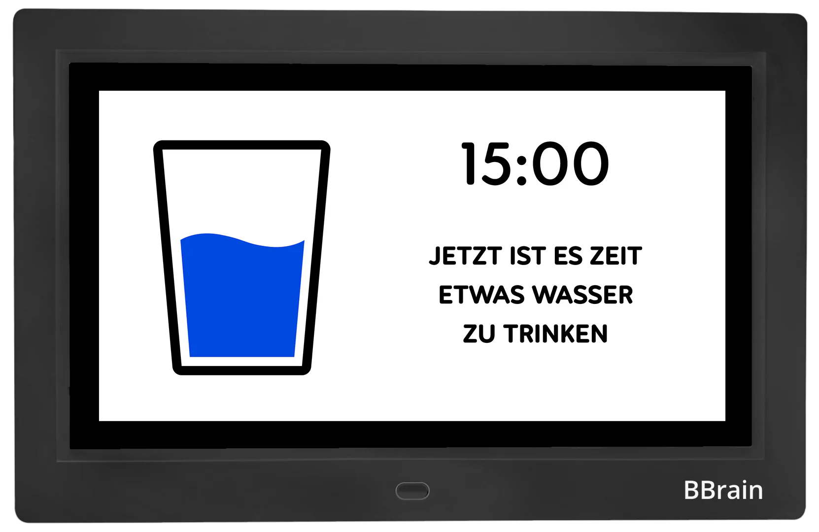 XL-Uhr mit vorprogrammierten Erinnerungen, 10 Zoll Bildschirm, BBrain Basic Analog Uhr - Image 6