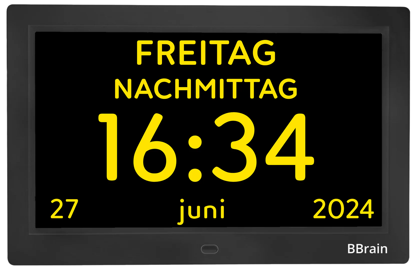XL-Uhr mit vorprogrammierten Erinnerungen, 10 Zoll Bildschirm, BBrain Basic Analog Uhr - Image 9